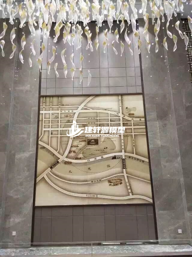 兴化木质壁挂模型